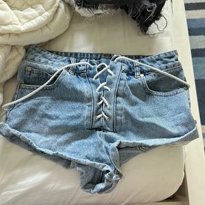 jean shorts